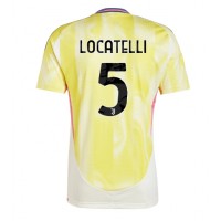 Juventus Manuel Locatelli #5 Bortatröja 2024-25 Korta ärmar